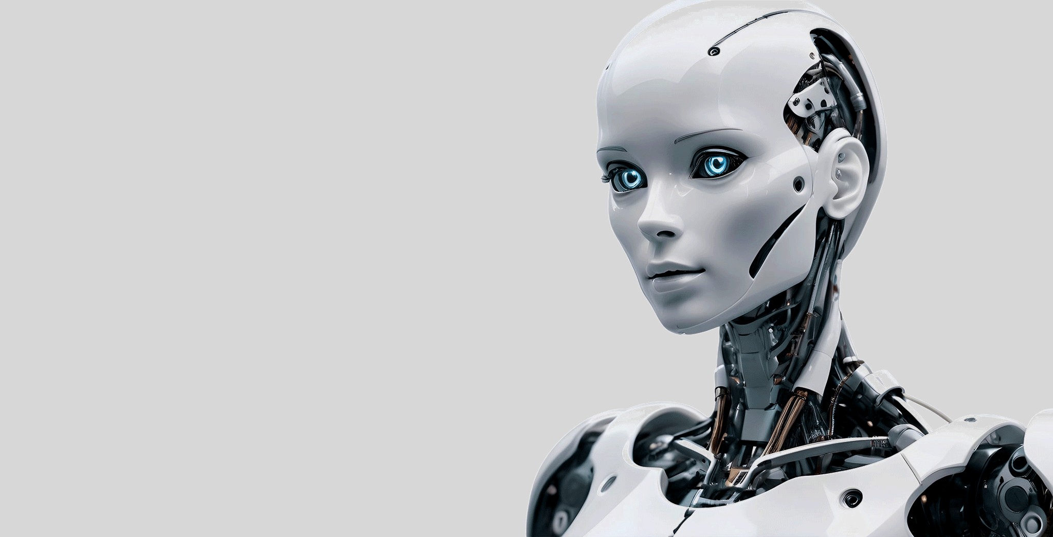Robotic hand reaching out in greeting — contact IN·DETAIL, design and marketing agency in Bedfordview, Johannesburg